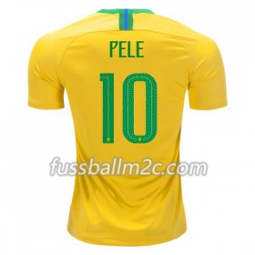 Fußballtrikots Brasilien Pele 10 Heim Trikotsatz WM 2018